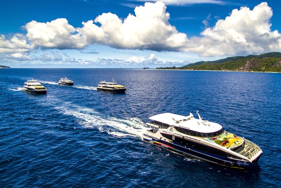 Ferry from Mahe to La Digue