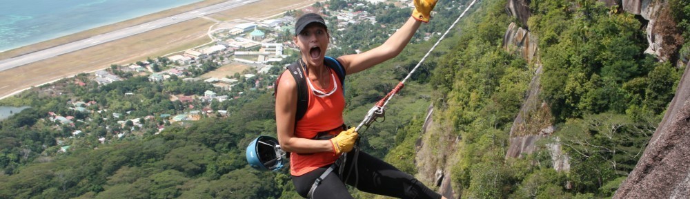 Activités de descente en rappel aux Seychelles